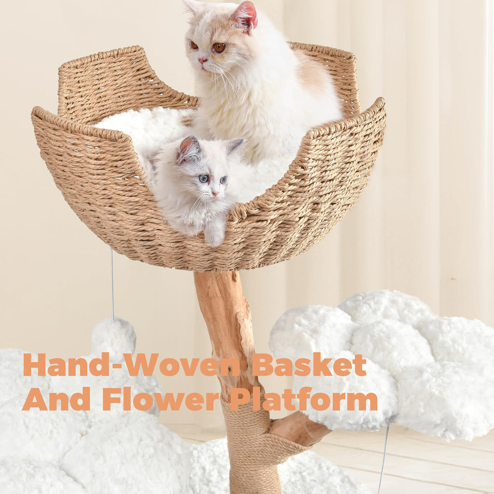 Easyego Modern Cat Tree cat condo delivers private nest and safe resting spots