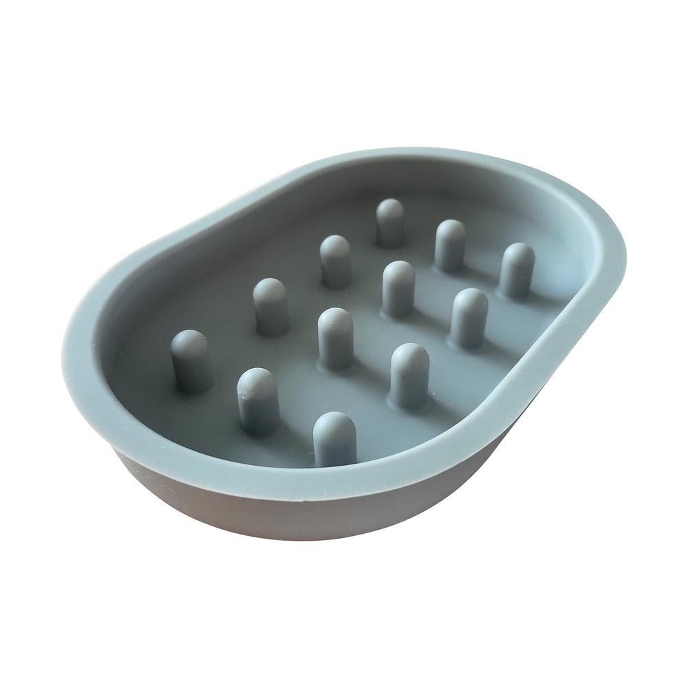 EasyFeastFurryBowls BPA-free silicone bowl, dishwasher safe for quick cleanup.