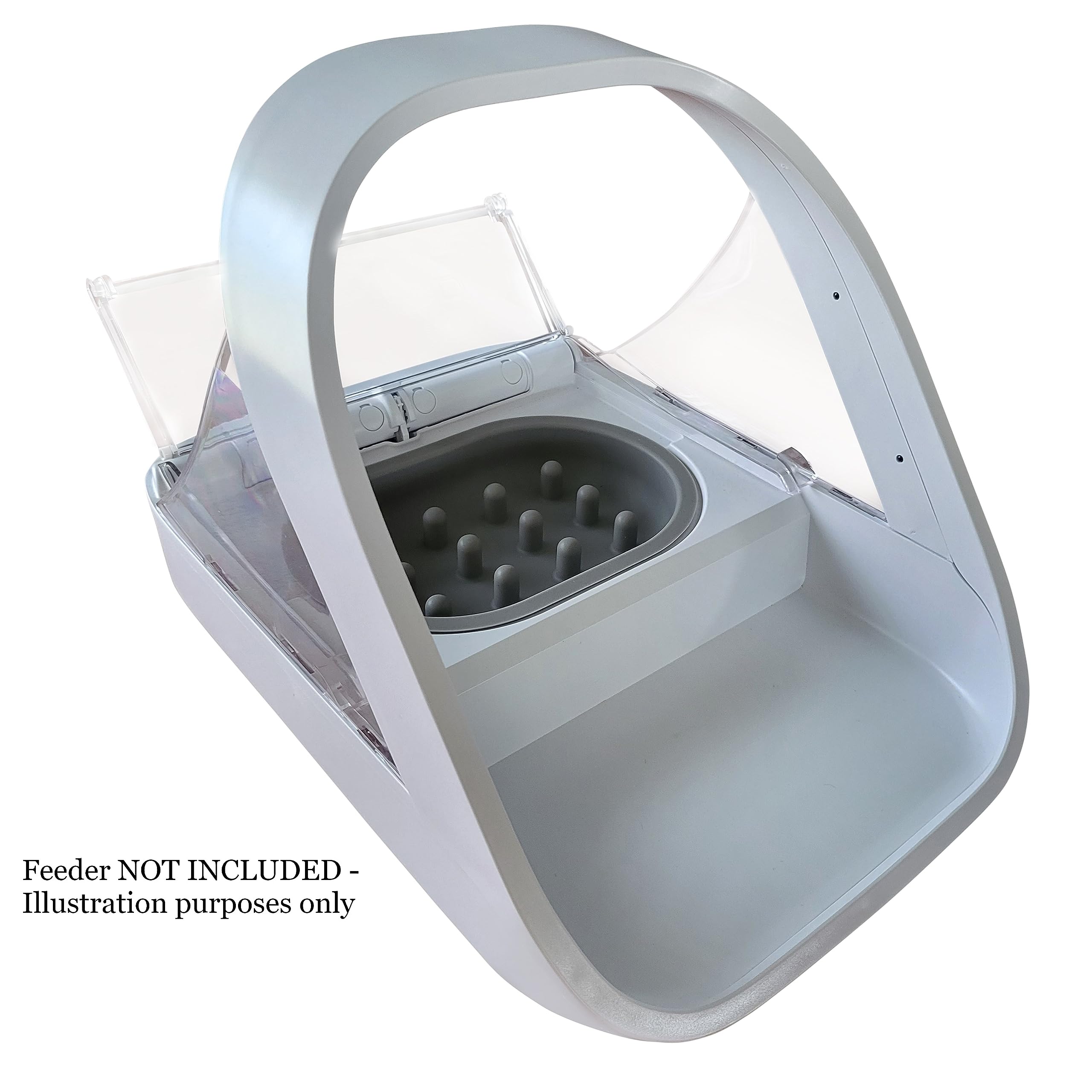 EasyFeastFurryBowls compatible with SureFlap feeders for portion control.