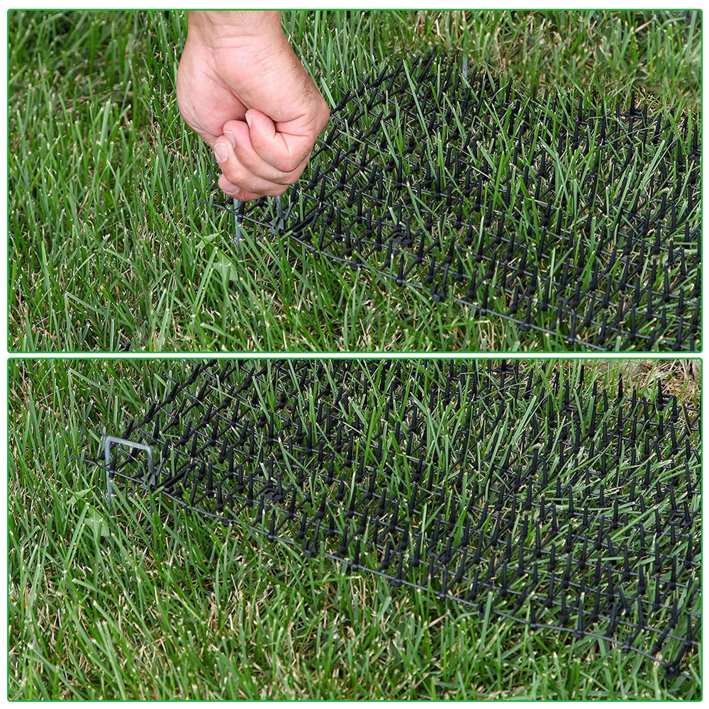 EATHEATY garden-ready scat mat helps protect plants with included staples