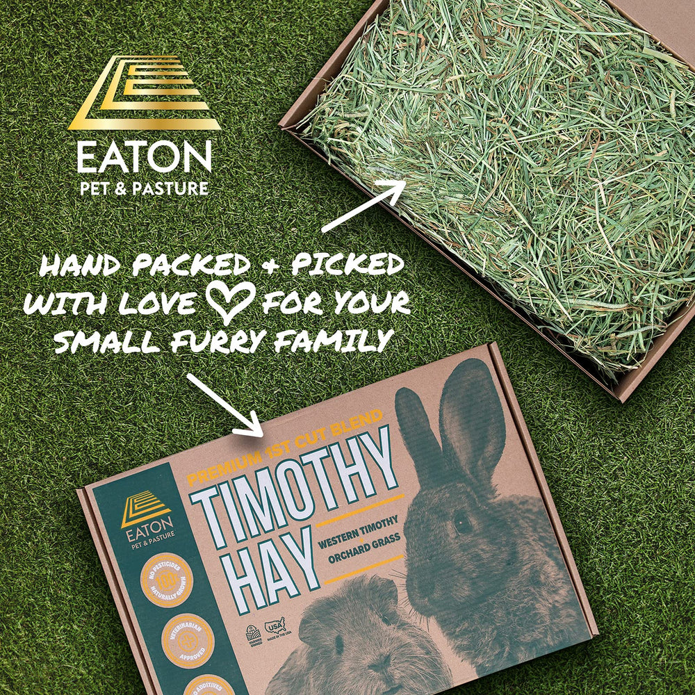 Eaton Pet and Pasture dental crunch promotes healthy chewing in small animals.