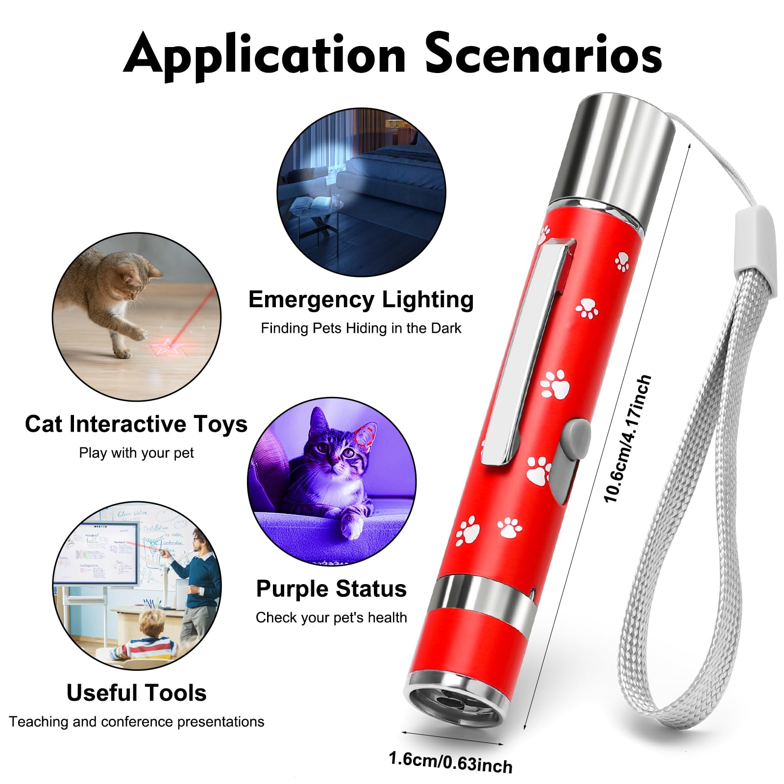 EAWONGEE cat toy USB recharge port for battery-free use.
