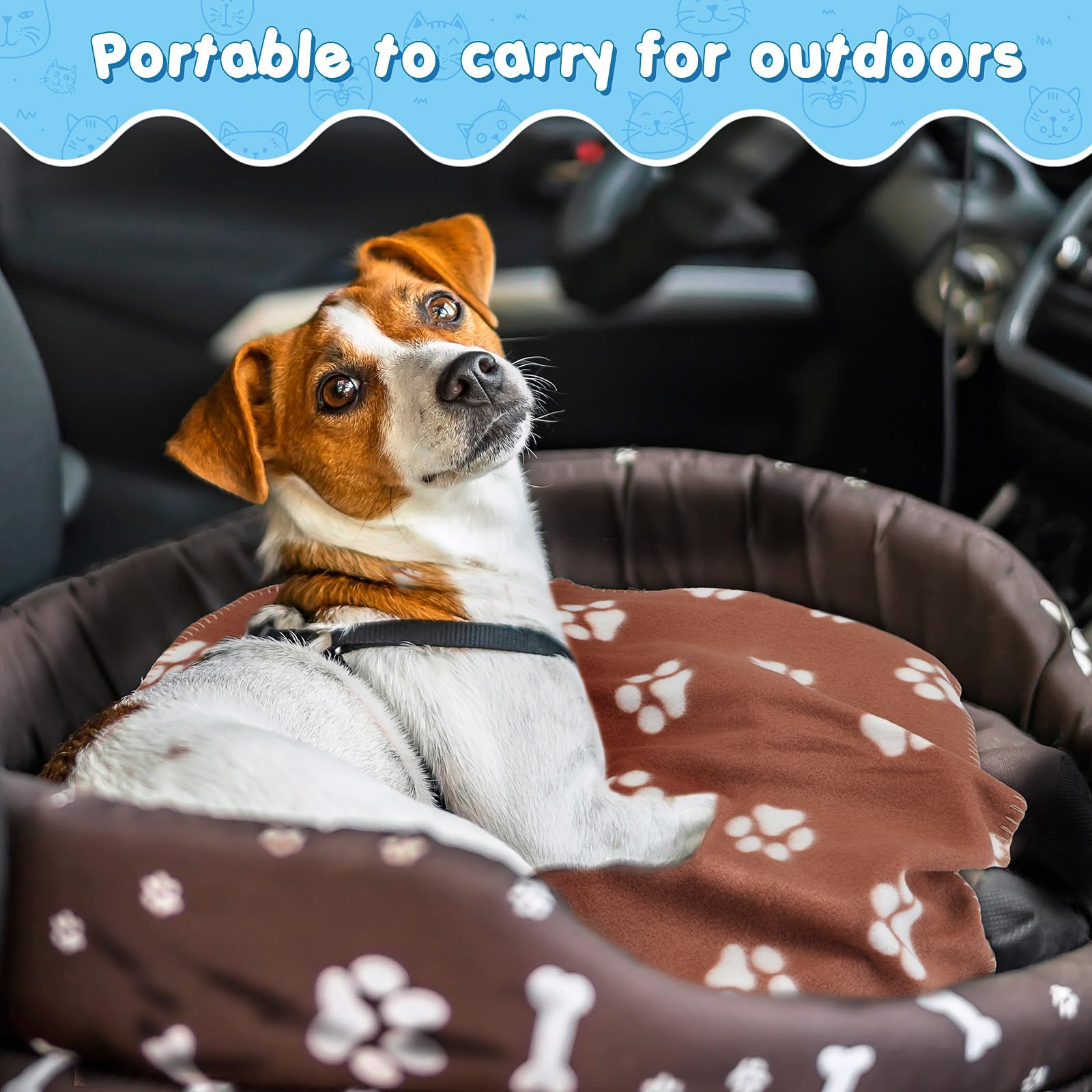 Eccliy double-sided fleece keeps pets warm without bulk.