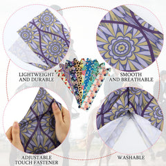 Eccliy horse tail bag colorful patterns enhance appearance with vibrant designs for performances