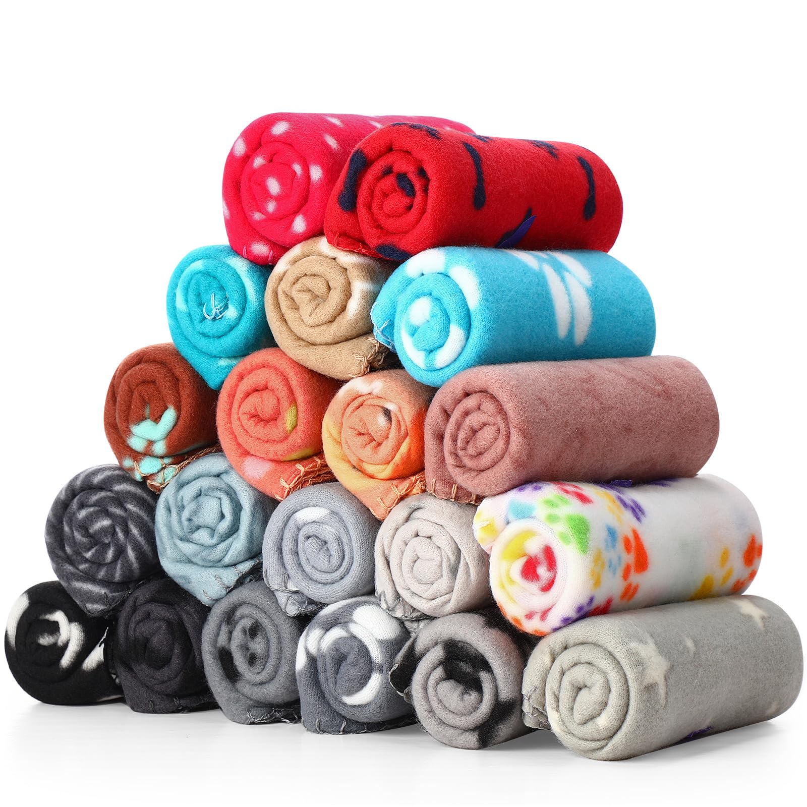 Eccliy puppy blanket with 20 styles, cozy patterns for pets.