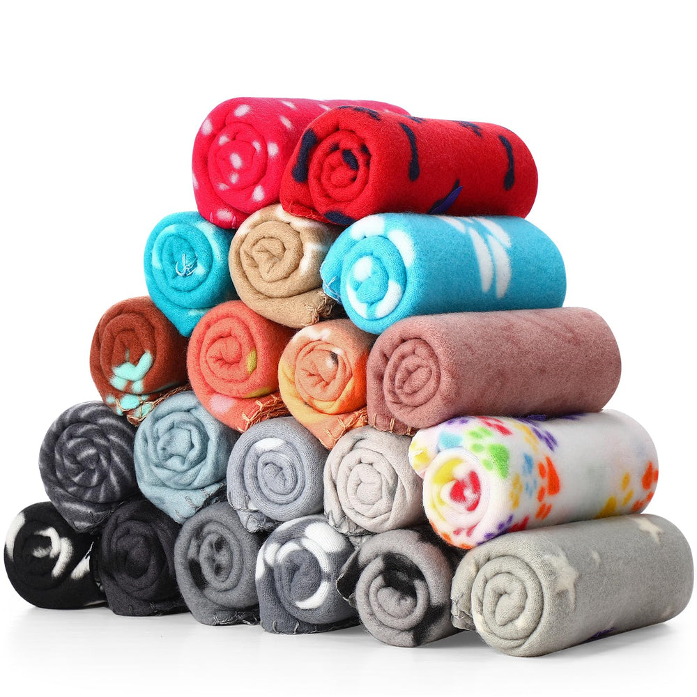 Eccliy puppy blanket with 20 styles, cozy patterns for pets.