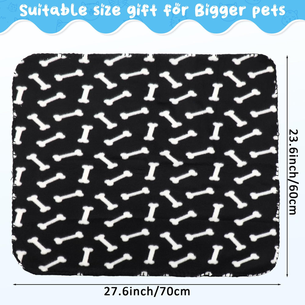 Eccliy puppy blanket shows soft double-sided fleece for warmth and comfort.