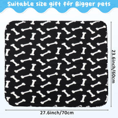 Eccliy puppy blanket shows soft double-sided fleece for warmth and comfort.