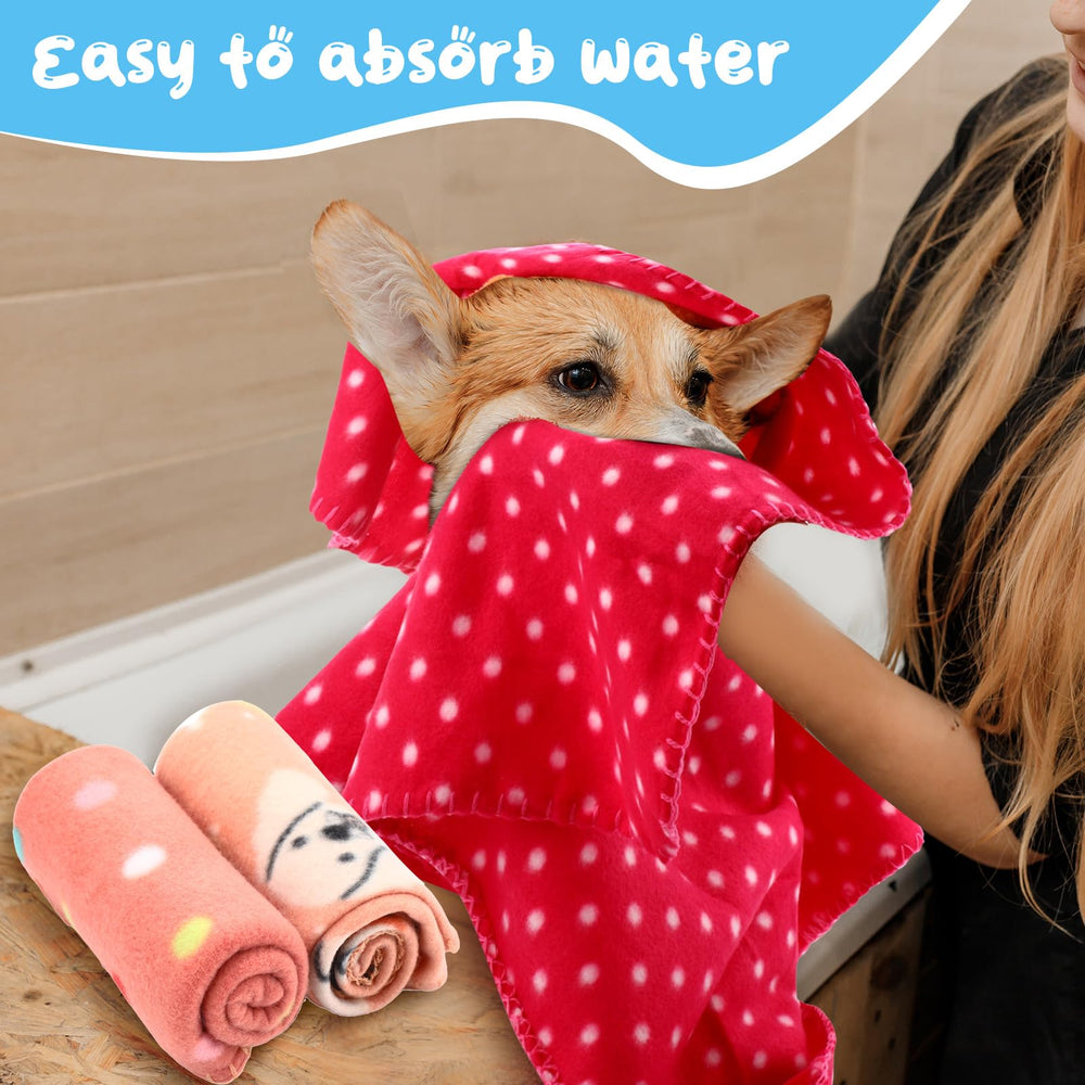 Eccliy puppy blanket is machine washable for easy care.