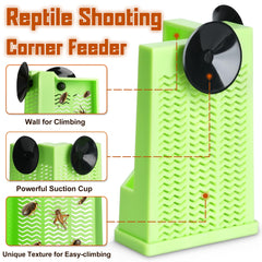 Eckpo Insect Feeding Box anti-escape concave design keeps prey contained.