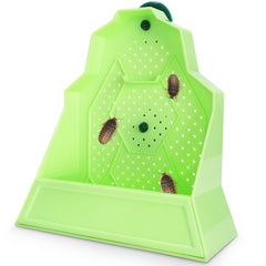 Eckpo reptile anti-escape feeding box mounted on a wall for secure feeding.