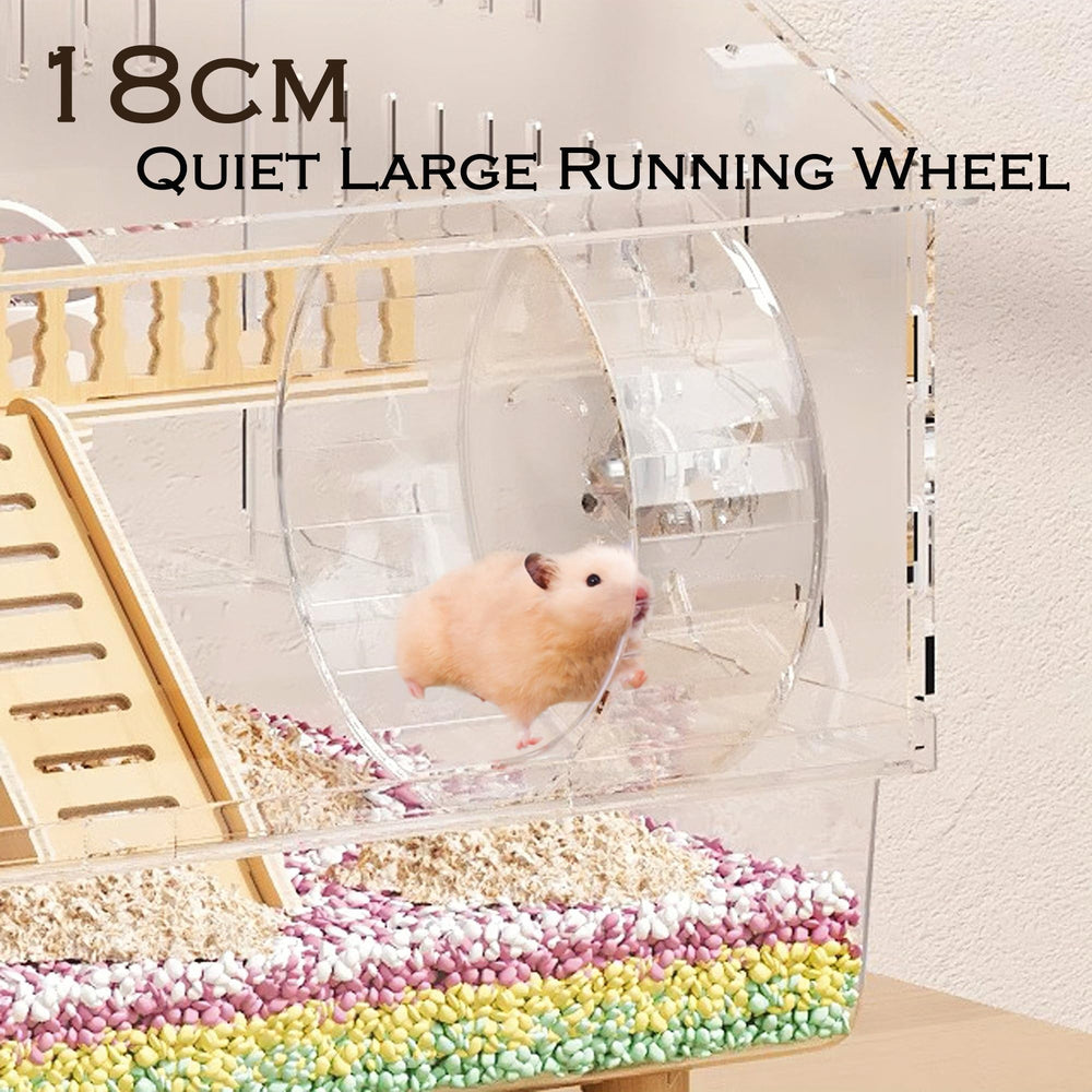 ecleng top-ventilated cage helps reduce odors while keeping pets comfortable