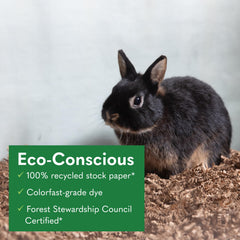 ECO BEDDING recycled stock paper highlights eco-conscious materials in use.