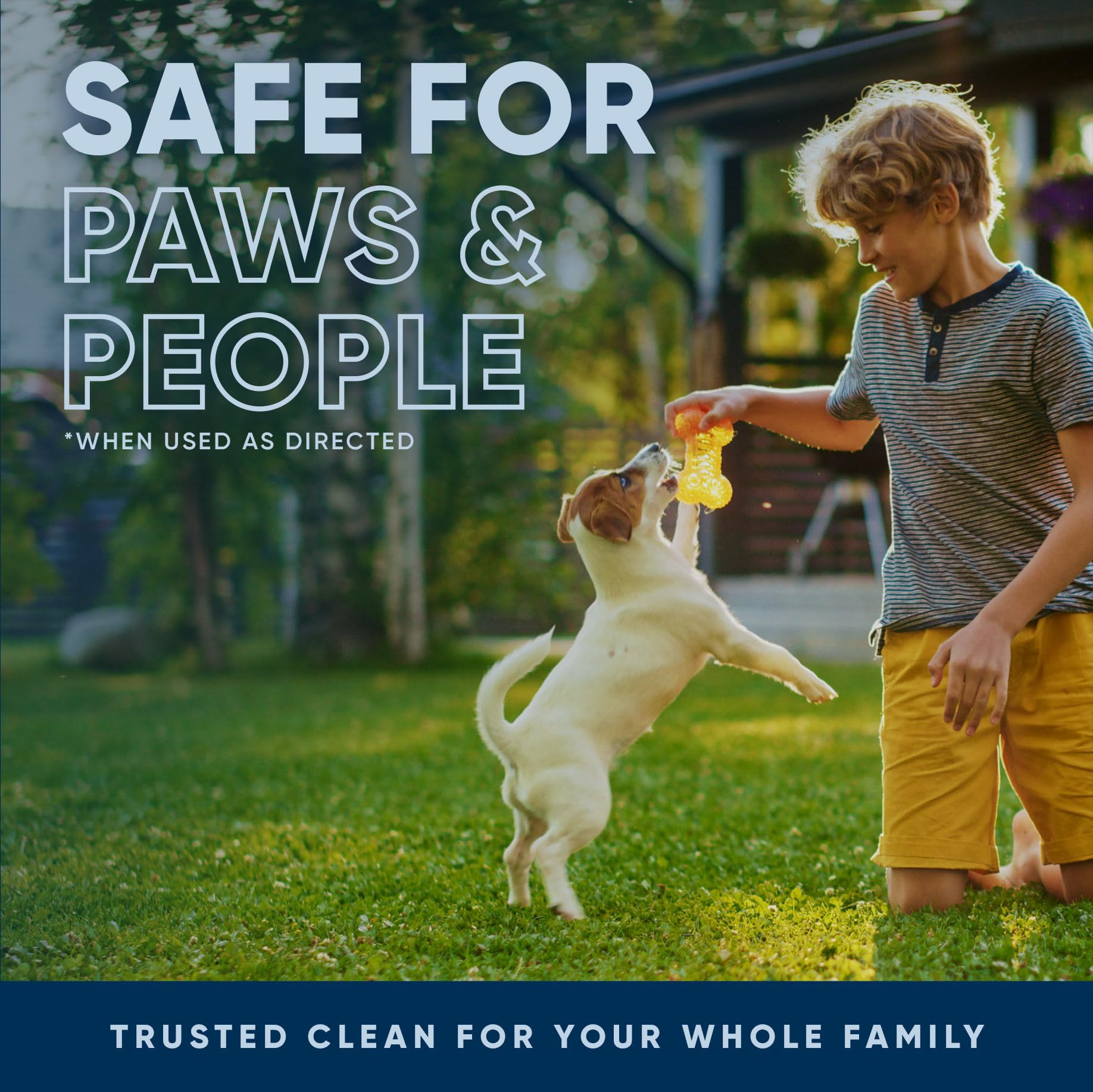 Eco Strong Outdoor Odor Eliminator pet-odor-destroyer protects yard-walkways from lingering smells.