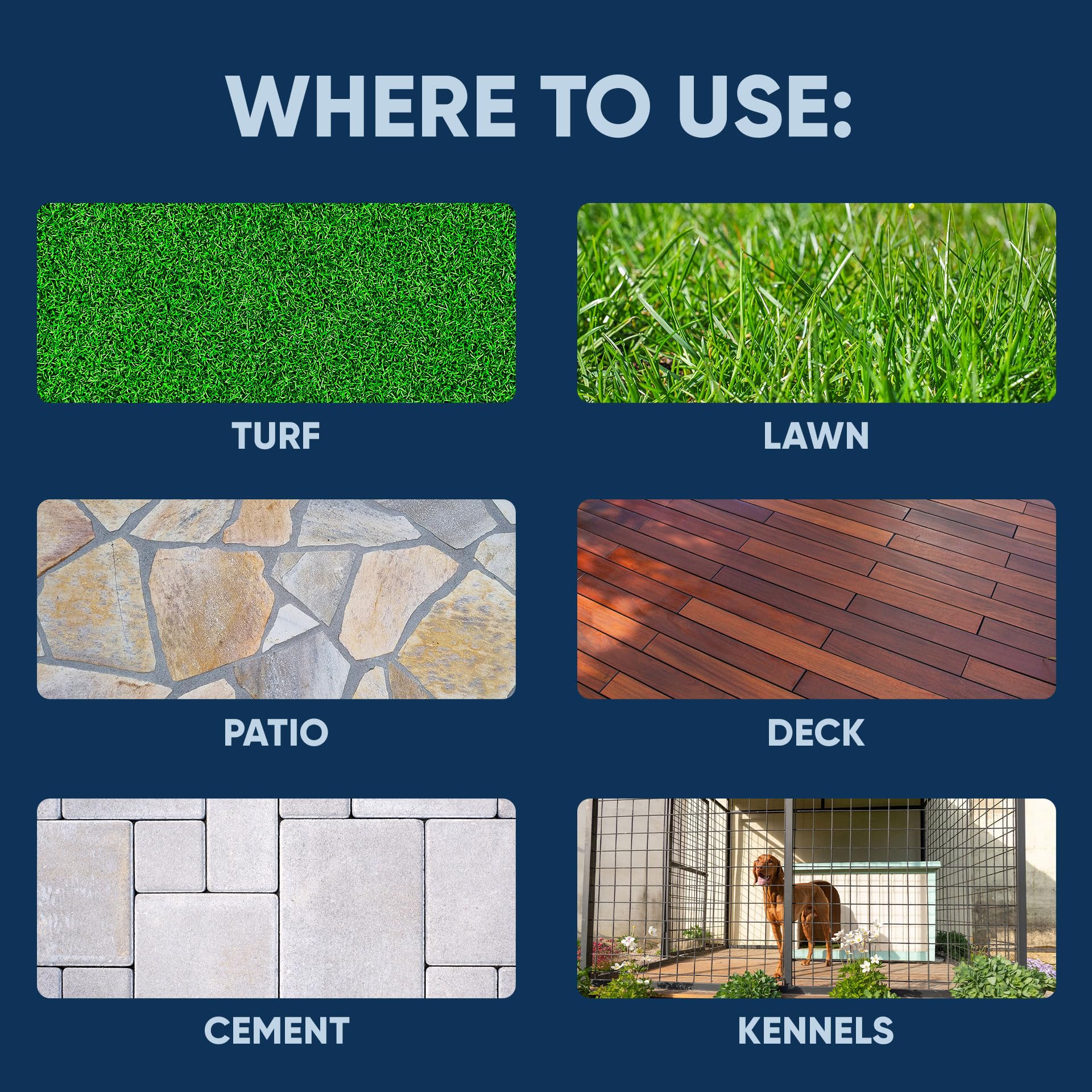 Eco Strong Outdoor Odor Eliminator turf-urine-elimination helps keep lawns fresh after pets.