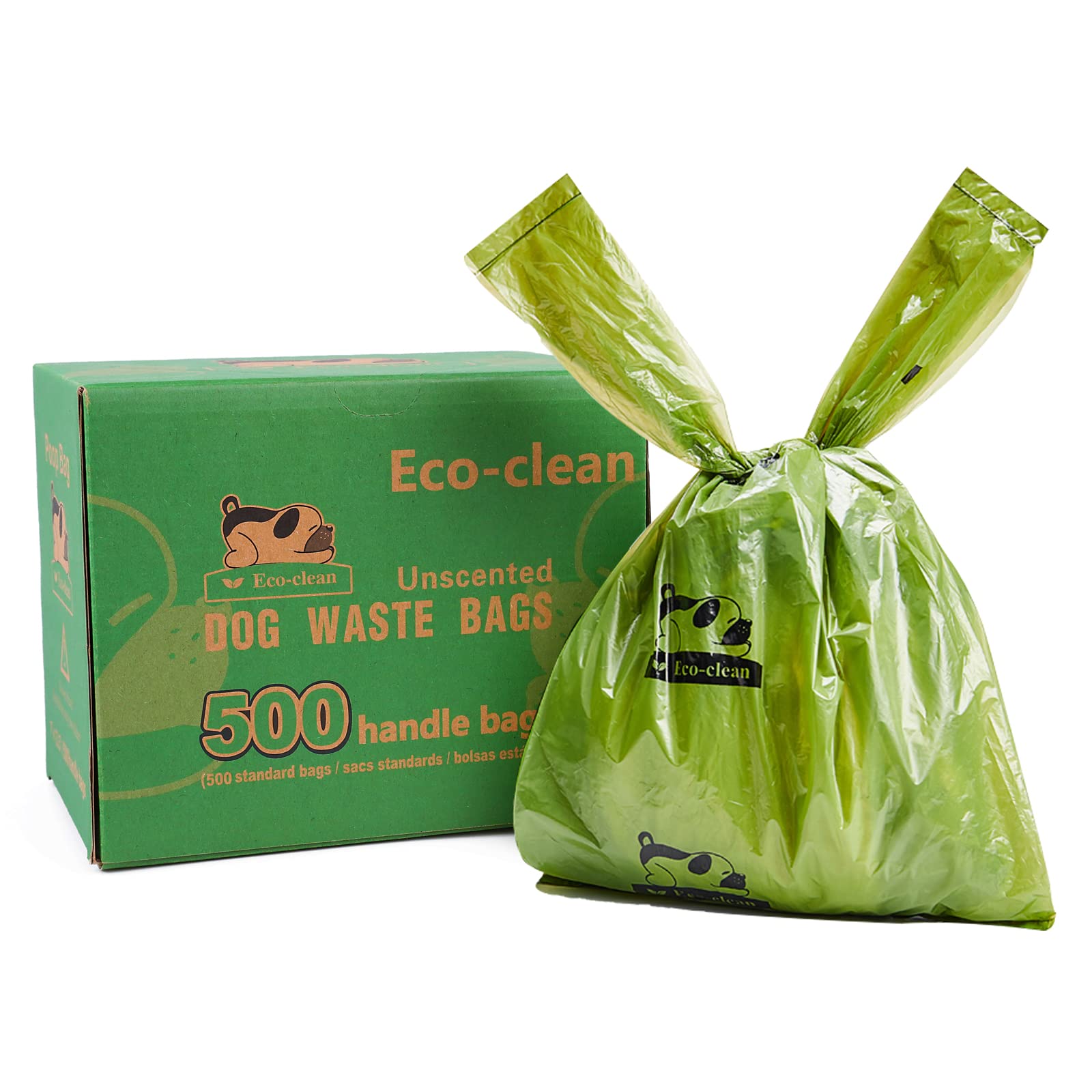 ECO-CLEAN box-dispense poop bags enable easy one-handed use during walks.
