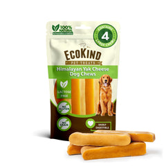 EcoKind Himalayan Yak Cheese Chew packaging highlighting natural ingredients and Nepal origin.