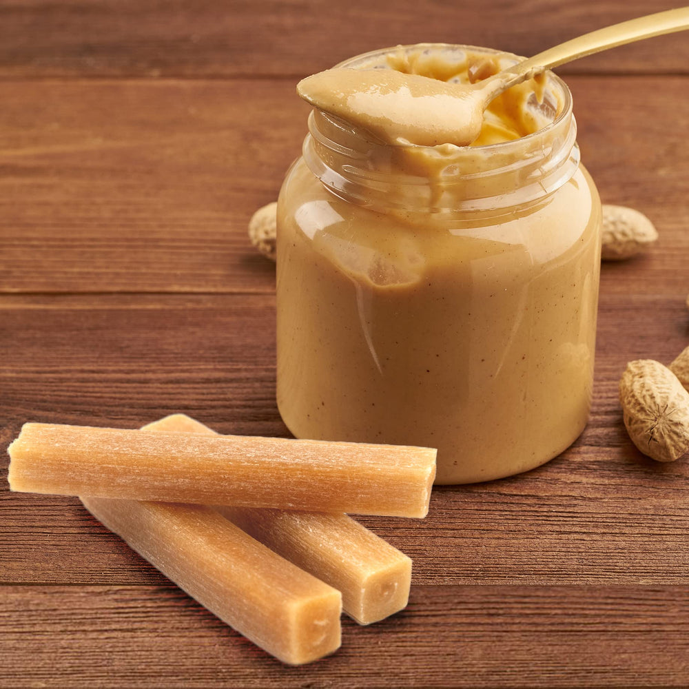EcoKind Premium Gold churro chews closeup shows soft texture for gentle chewers