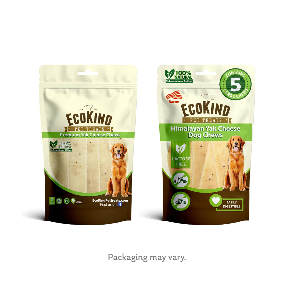 EcoKind Premium Gold Yak Chew origin Nepal packaging highlights authentic Himalayan recipe