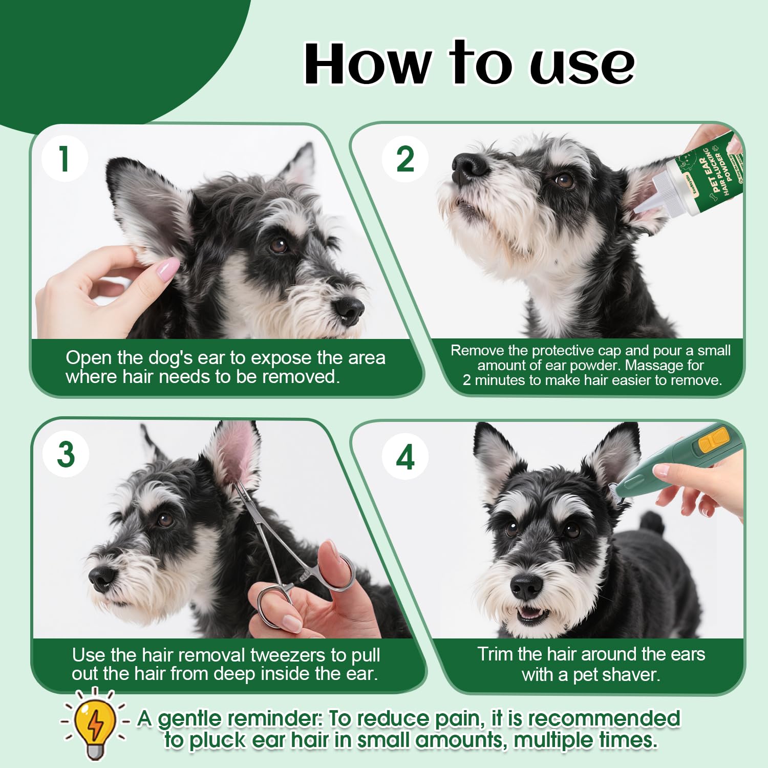 EcoStylife ear powder dust image illustrating moisture control and odor reduction.