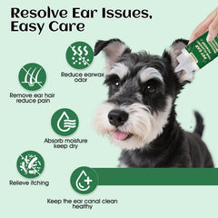 EcoStylife five-and-a-half-inch hemostat closeup for precise, gentle ear hair removal.