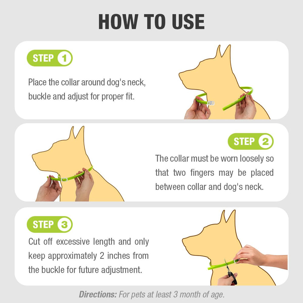 EcoVenger Flea Collar suitable for swimming and bathing routines