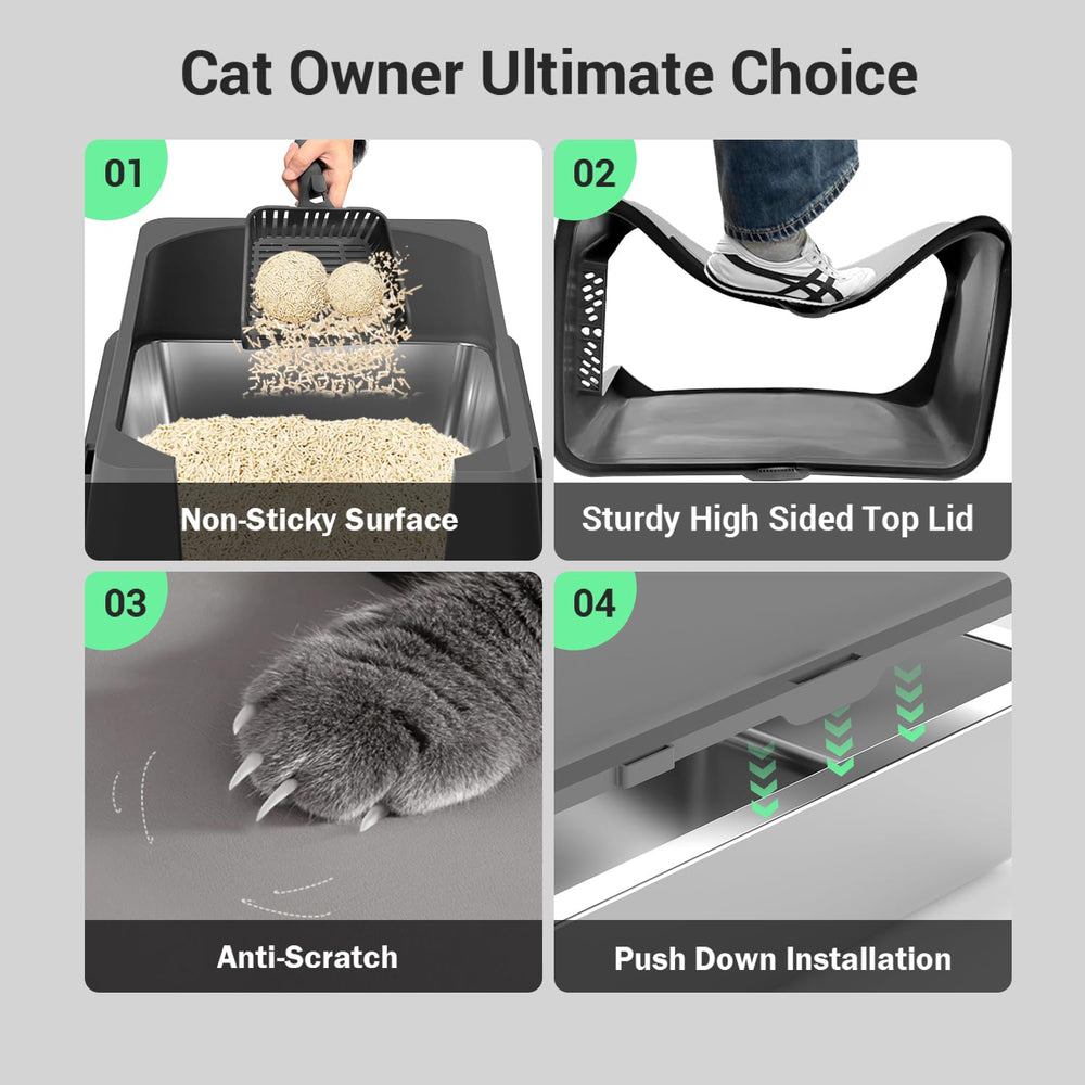 Ecsdsvsd XXXXL durable stainless steel surface resists scratches