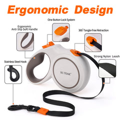 EC.TEAK leash handle ergonomic anti-slip grip improves comfort during long strolls