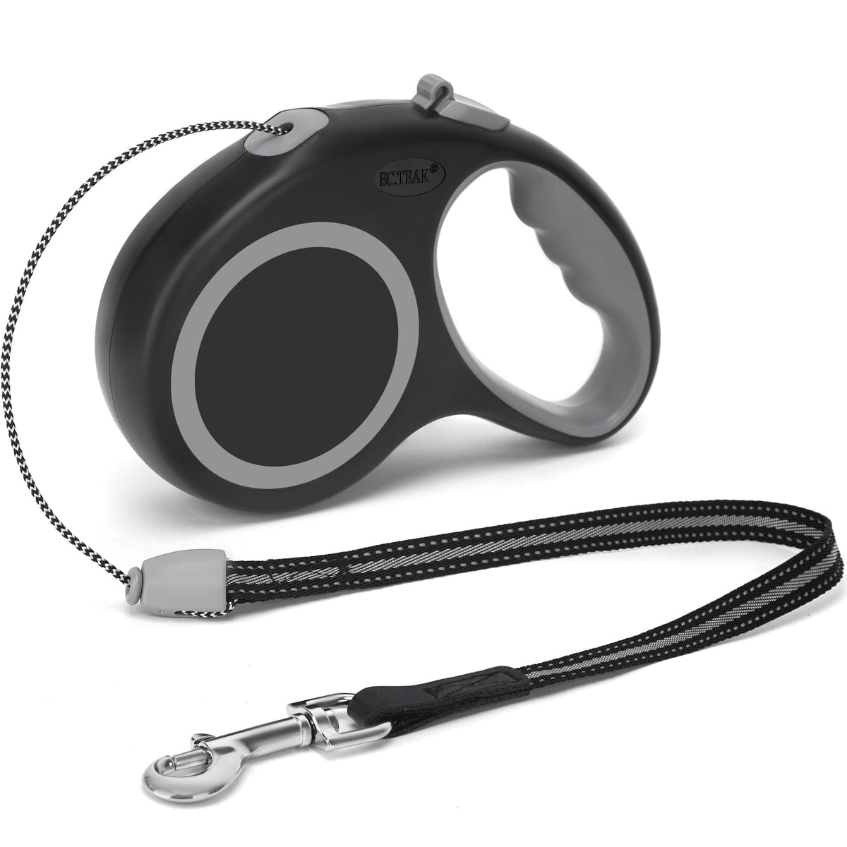 EC.TEAK retractable dog leash 20ft extended cord for greater outdoor exploration with control.