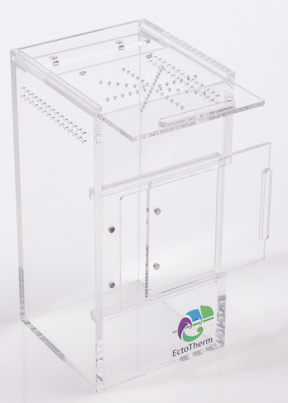 EctoTherm Jumping Spider Enclosure pre-assembled design saves setup time and secures habitats.