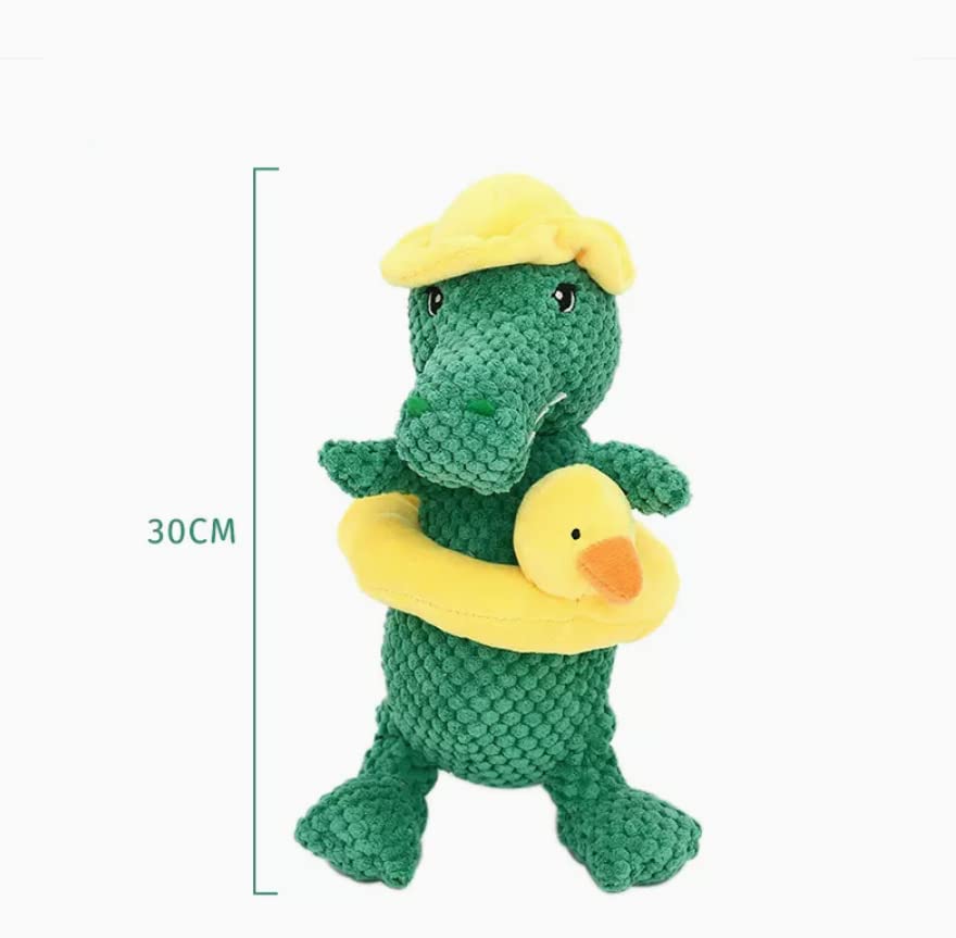 Edlike Squeaky Dinosaur Toy cuddle-scene provides cozy companionship during naps.