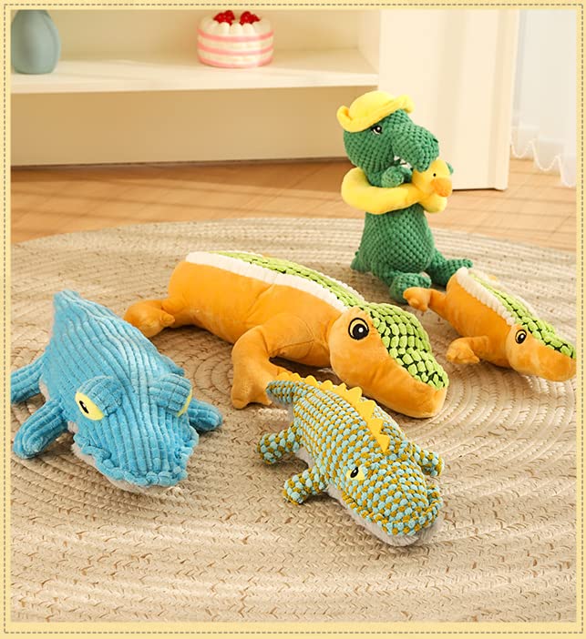 Edlike Squeaky Dinosaur Toy 12-inch size suits dogs of all breeds.