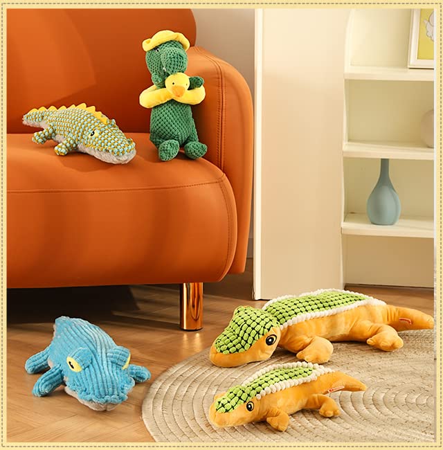 Edlike Squeaky Dinosaur Toy washable-material ensures easy cleaning after playtime.