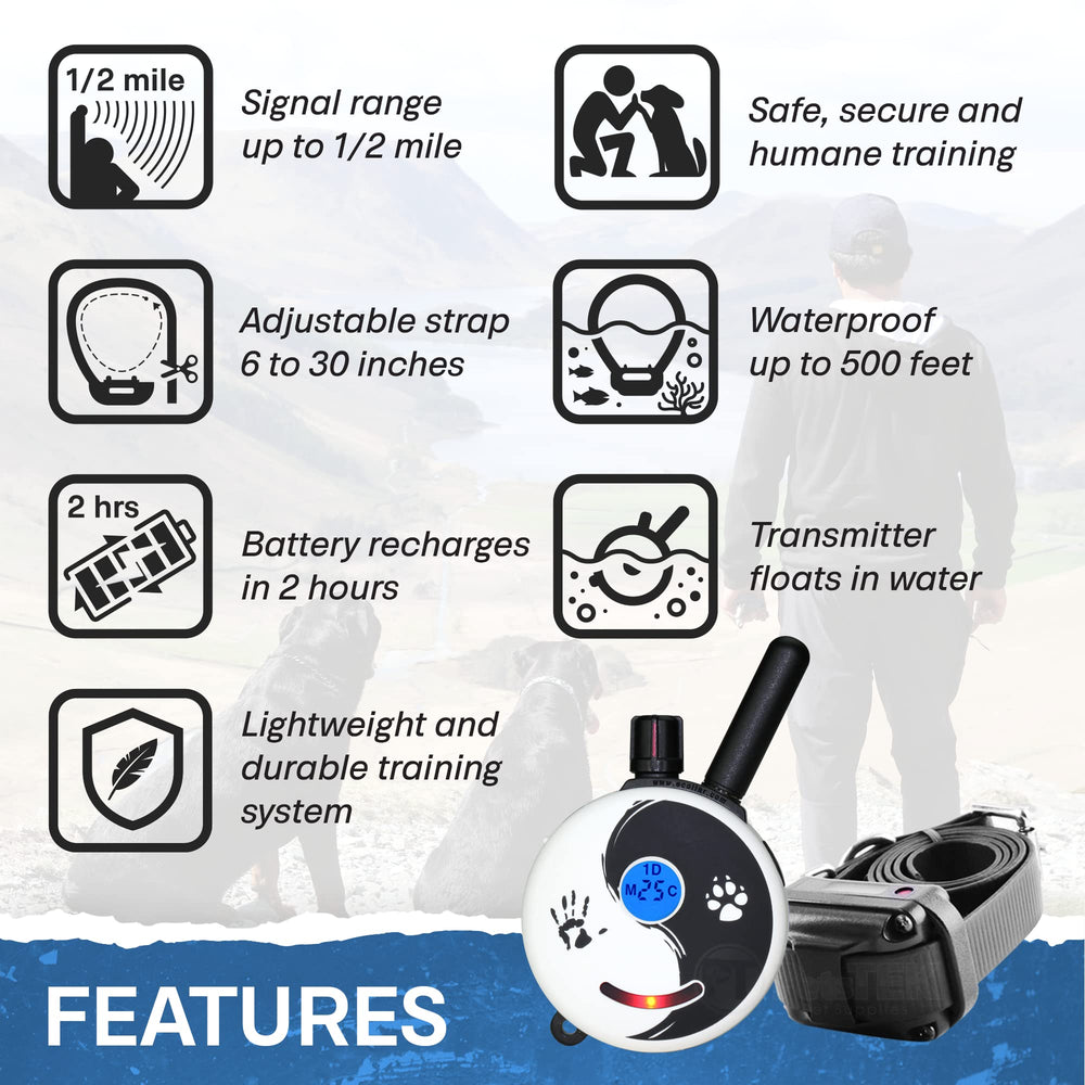 Educator ET-300 Zen Mini E Collar waterproof design for outdoor training.