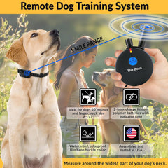 Educator ET-800 ergonomic transmitter design for one-handed operation during training.