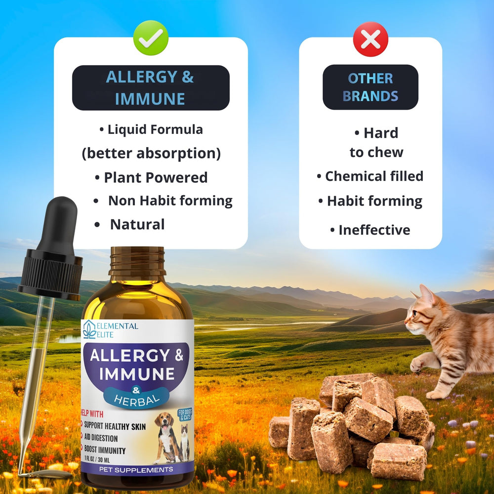 EDUZEBRA allergy relief drops ingredients herbs spotlights natural botanicals.