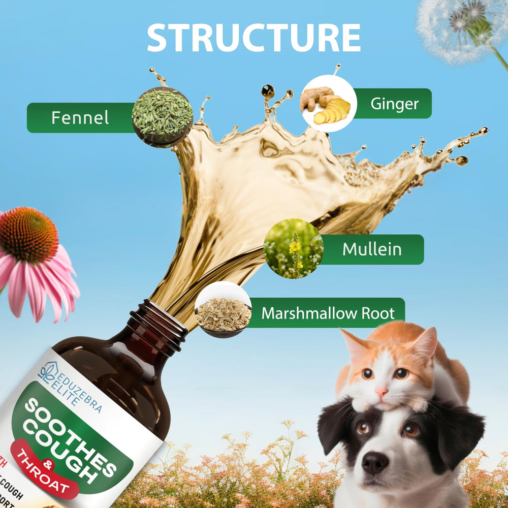 EDUZEBRA Kennel Cough Drops dosing concept for quick-use before outings