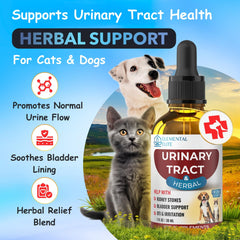 EDUZEBRA urinary drops pouring into food or water for easy dosing.