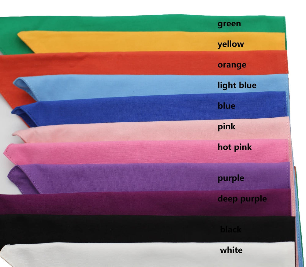 EechicSpace green cotton bandana closeup highlights soft, breathable fabric.