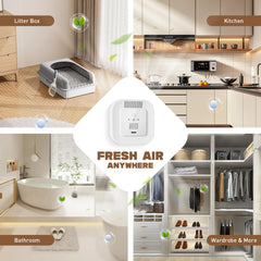 EEland device emits negative ions to refresh indoor air.