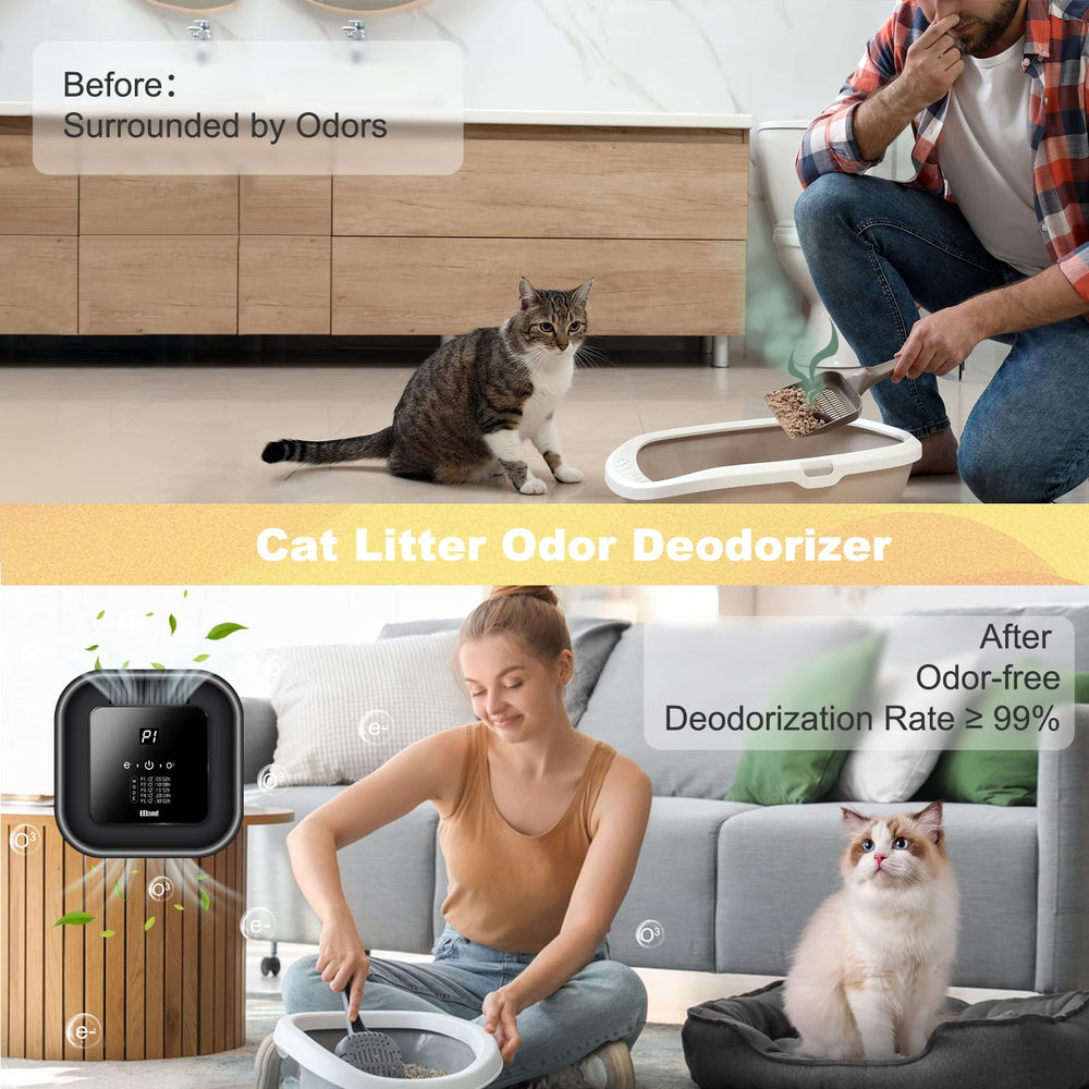 EEland cat litter deodorizer ready-to-use unit with no assembly.