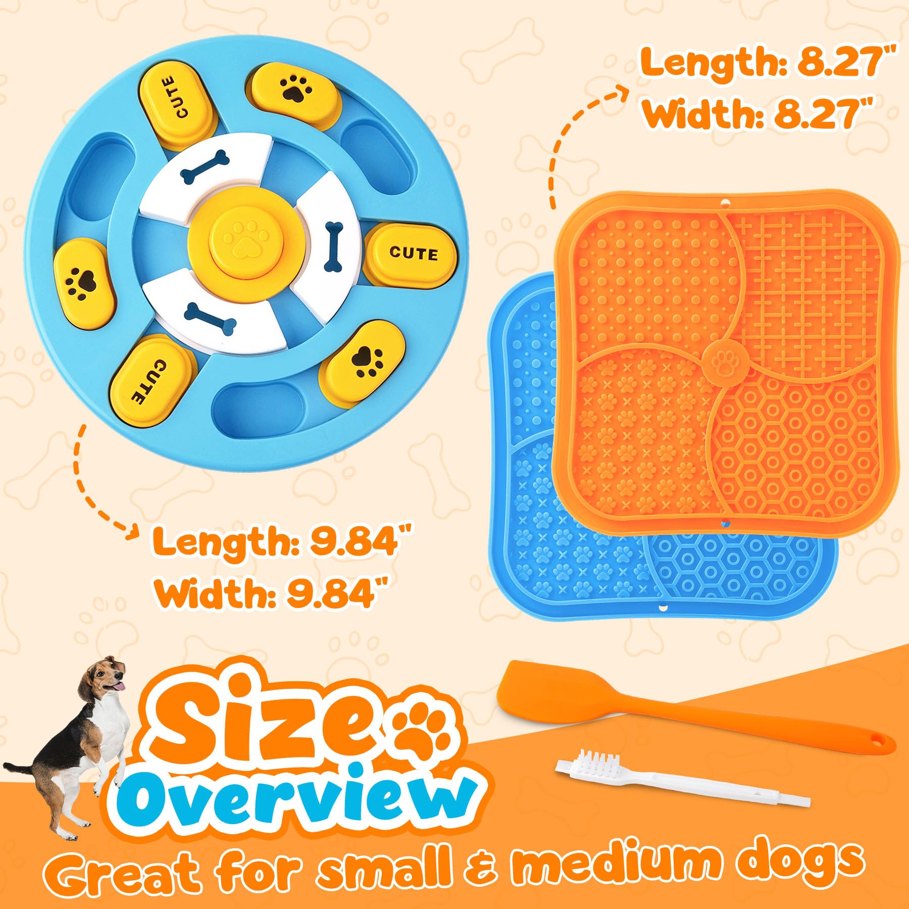 Eefitoys cleaning brush and scraper aid quick post‑snack cleanup after playtime.