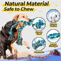 Eefitoys rope toy set 5-pack for daily chew and tug games