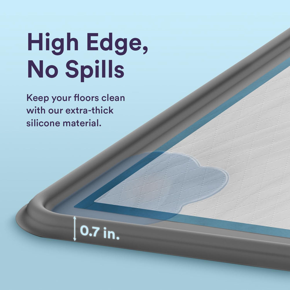 eenk BPA-free silicone pet tray designed for durable pee pad protection