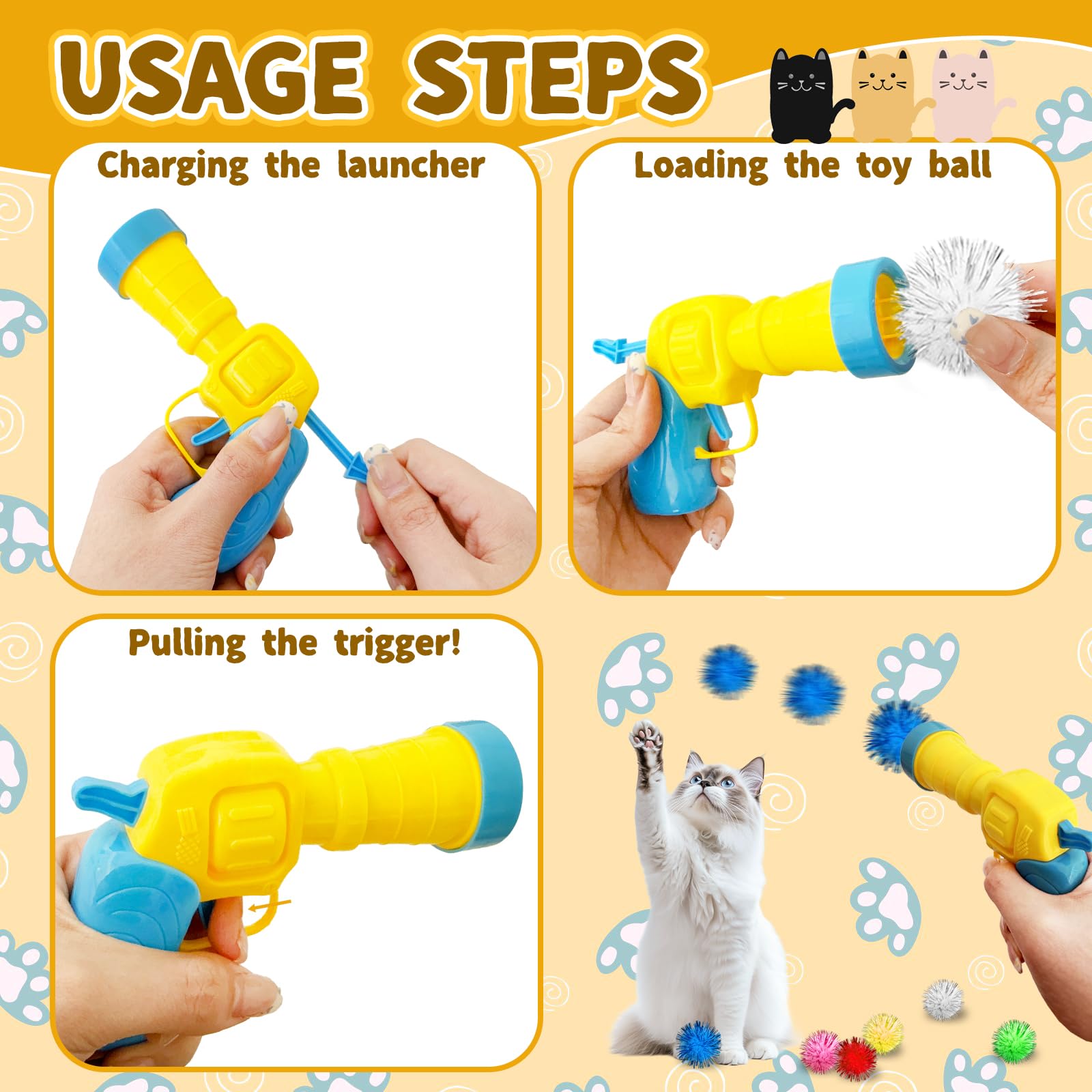 Eerrhhaq soft plush balls are quiet and gentle during play