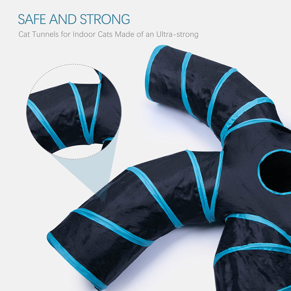 EGETOTA peek-hole detail invites curiosity and playful pouncing for cats.