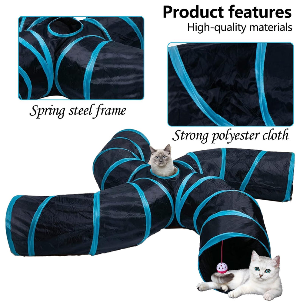 EGETOTA S4 cat tunnel four-way design with versatile routes