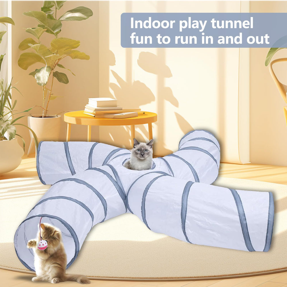 EGETOTA cat tunnel is easy to clean and keeps odors manageable.