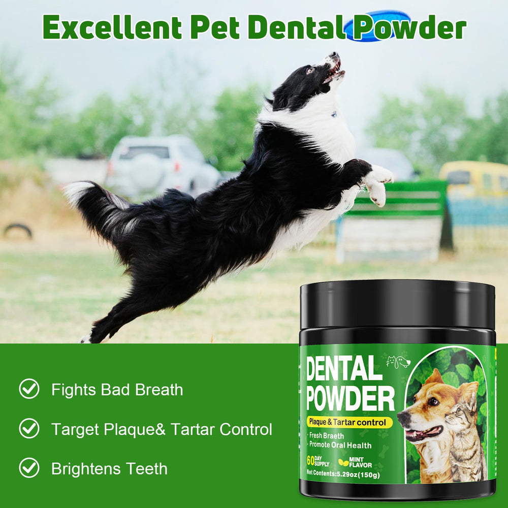 Eglagen dog dental powder measuring spoon included for precise dosing