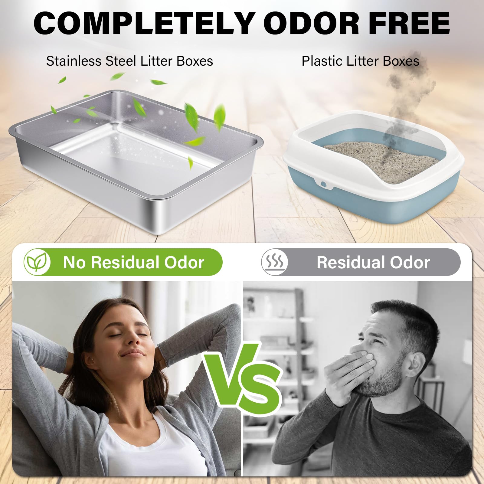 EGMEHOAD non-stick interior eases cleaning and reduces sticking messes